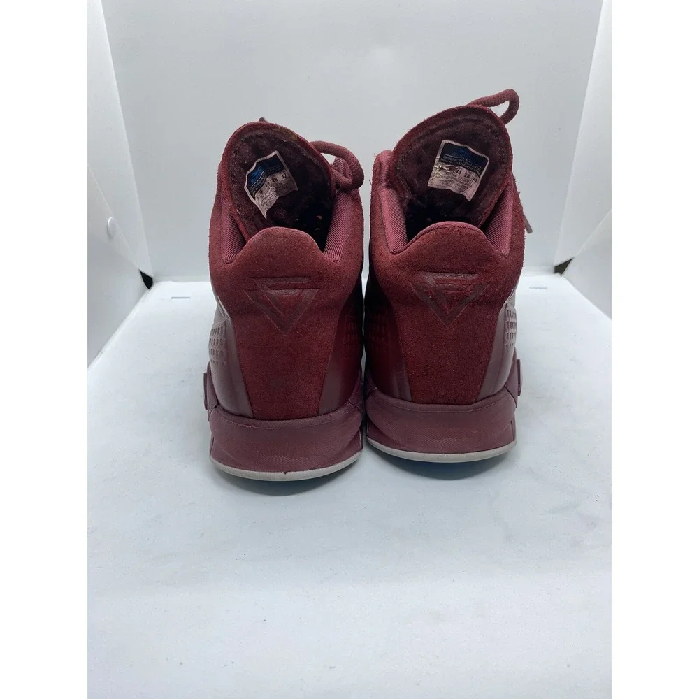 Brandblack 218 BB Leather High Top Sneakers Oxblood Red Mens 10